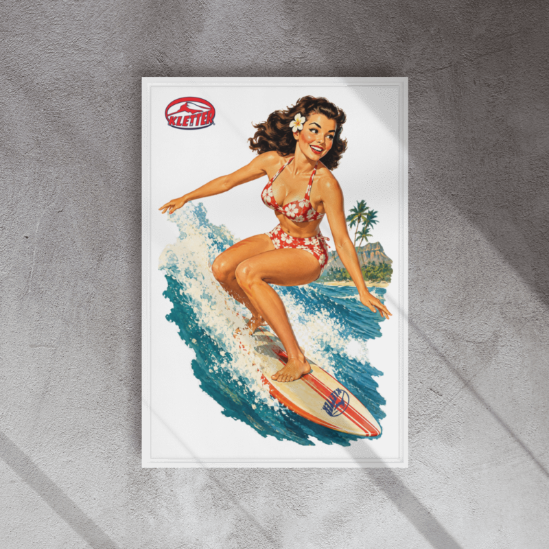 Surf & Chill... Framed canvas 20"x30"