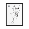 Sketch Climbing... Framed canvas 18"x24"