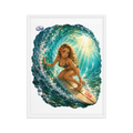 The Pipeline Queen... Framed canvas 24"x32"